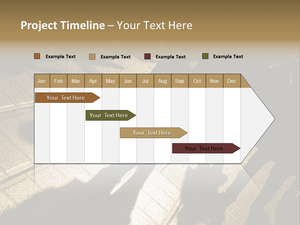 Shadows Of People Walking In A Street Of The City. The Afternoon Sun Gives A Warm And Dramatic Light. PowerPoint Template