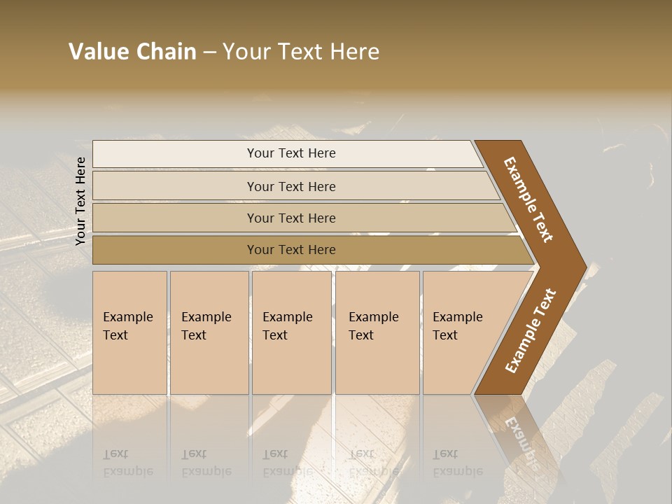 Shadows Of People Walking In A Street Of The City. The Afternoon Sun Gives A Warm And Dramatic Light. PowerPoint Template