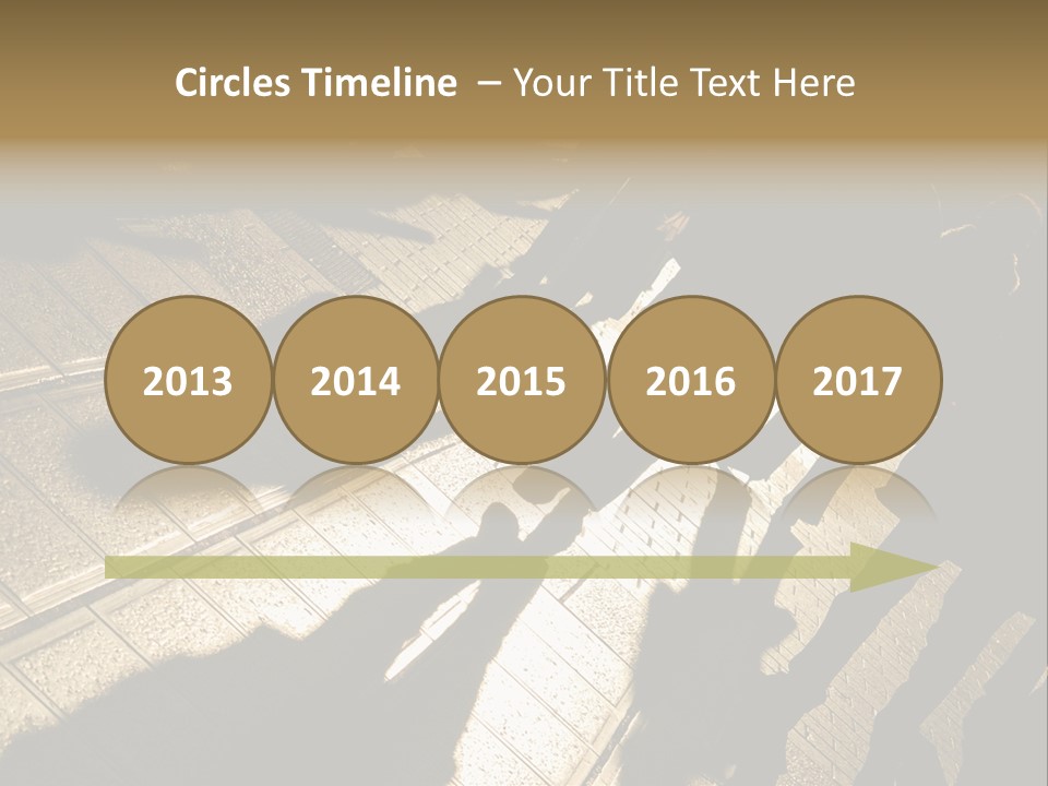 Shadows Of People Walking In A Street Of The City. The Afternoon Sun Gives A Warm And Dramatic Light. PowerPoint Template