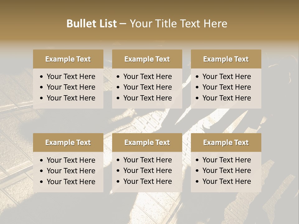 Shadows Of People Walking In A Street Of The City. The Afternoon Sun Gives A Warm And Dramatic Light. PowerPoint Template