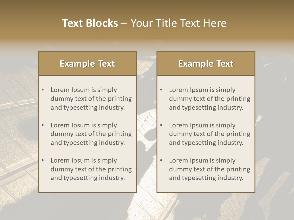 Shadows Of People Walking In A Street Of The City. The Afternoon Sun Gives A Warm And Dramatic Light. PowerPoint Template