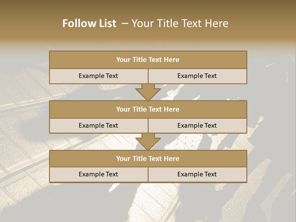 Shadows Of People Walking In A Street Of The City. The Afternoon Sun Gives A Warm And Dramatic Light. PowerPoint Template