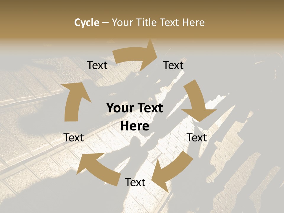 Shadows Of People Walking In A Street Of The City. The Afternoon Sun Gives A Warm And Dramatic Light. PowerPoint Template