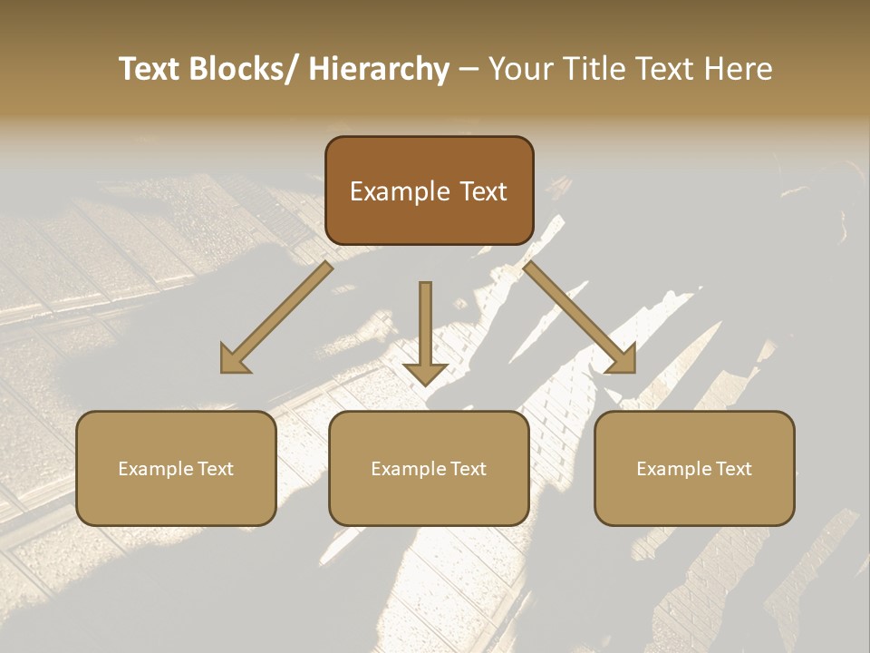 Shadows Of People Walking In A Street Of The City. The Afternoon Sun Gives A Warm And Dramatic Light. PowerPoint Template