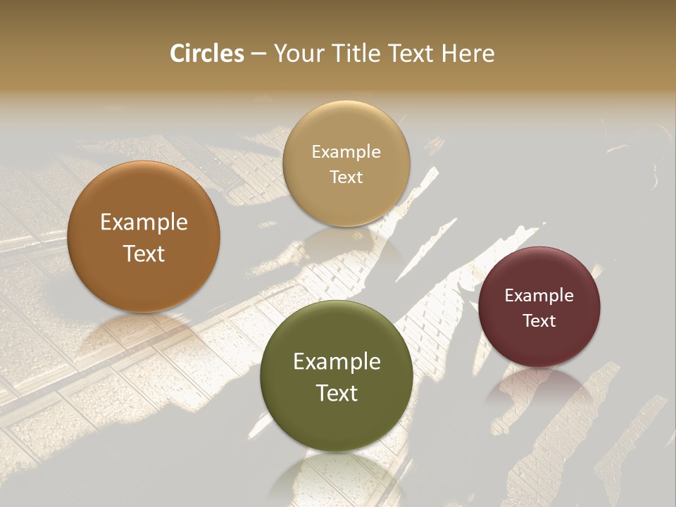 Shadows Of People Walking In A Street Of The City. The Afternoon Sun Gives A Warm And Dramatic Light. PowerPoint Template