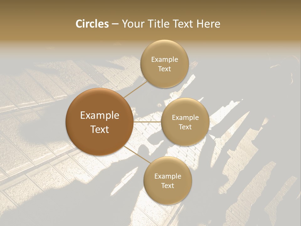 Shadows Of People Walking In A Street Of The City. The Afternoon Sun Gives A Warm And Dramatic Light. PowerPoint Template