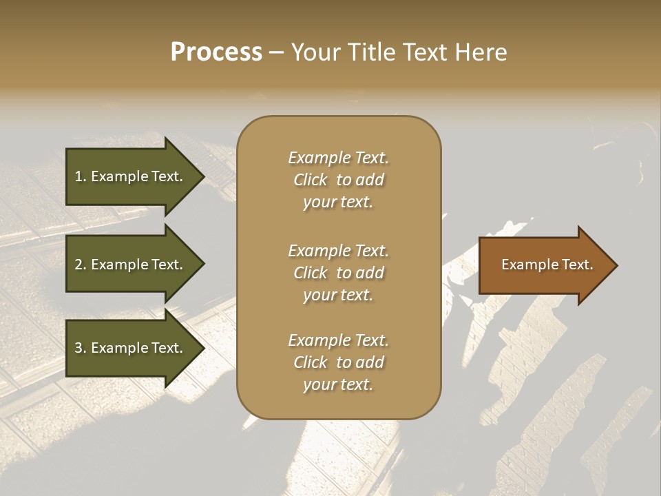 Shadows Of People Walking In A Street Of The City. The Afternoon Sun Gives A Warm And Dramatic Light. PowerPoint Template