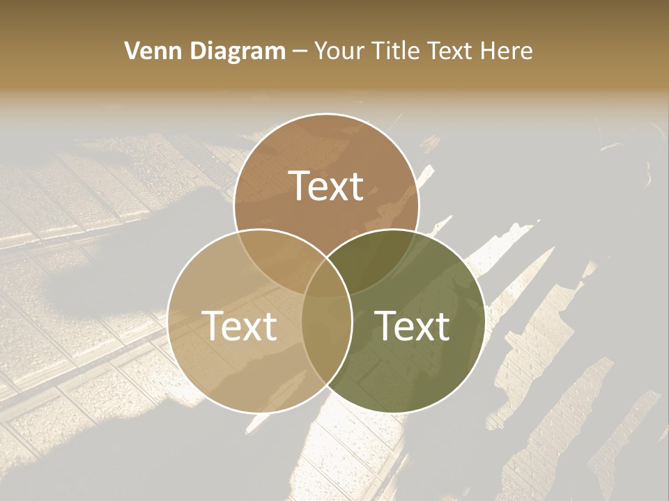 Shadows Of People Walking In A Street Of The City. The Afternoon Sun Gives A Warm And Dramatic Light. PowerPoint Template