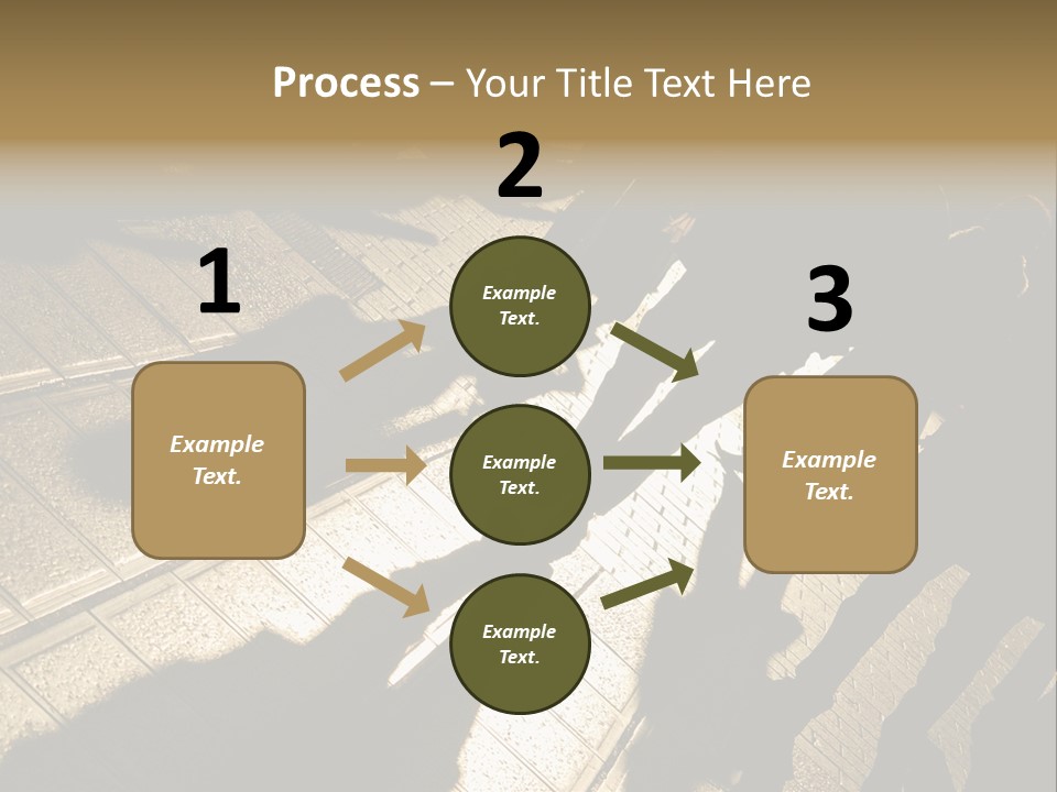 Shadows Of People Walking In A Street Of The City. The Afternoon Sun Gives A Warm And Dramatic Light. PowerPoint Template