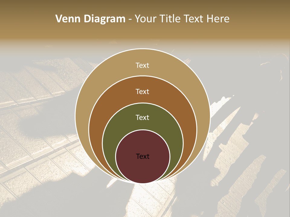 Shadows Of People Walking In A Street Of The City. The Afternoon Sun Gives A Warm And Dramatic Light. PowerPoint Template