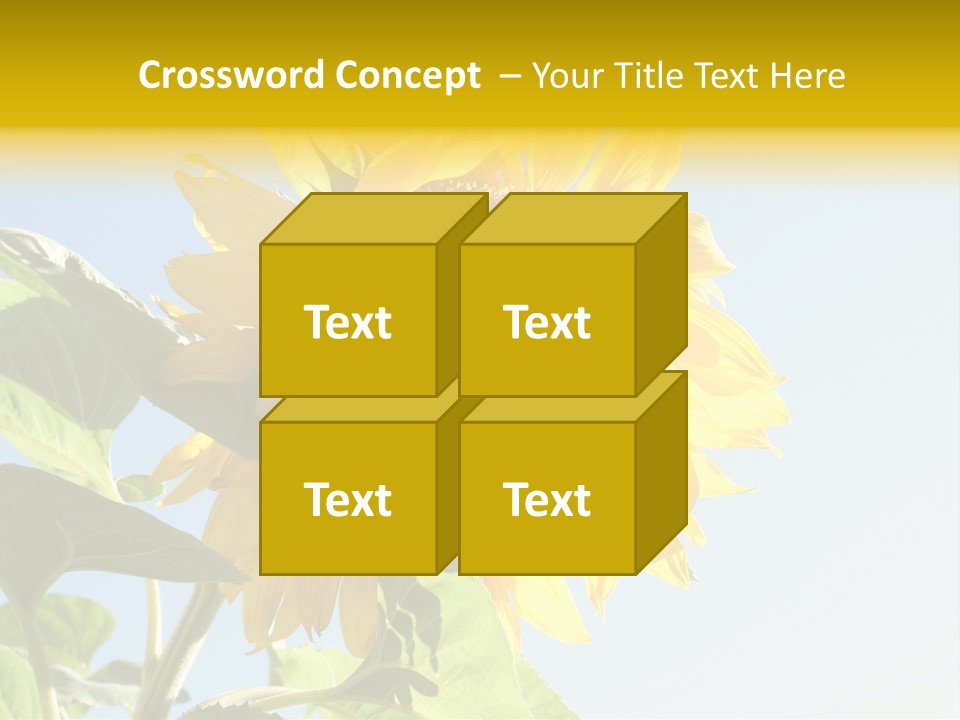 Sunflower PowerPoint Template
