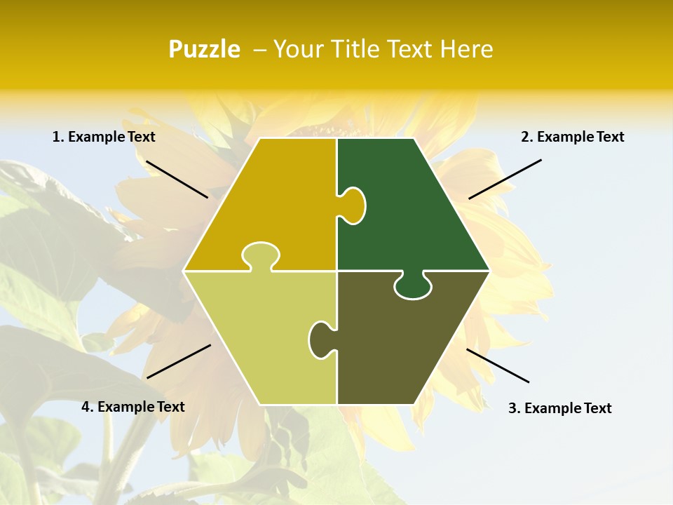 Sunflower PowerPoint Template