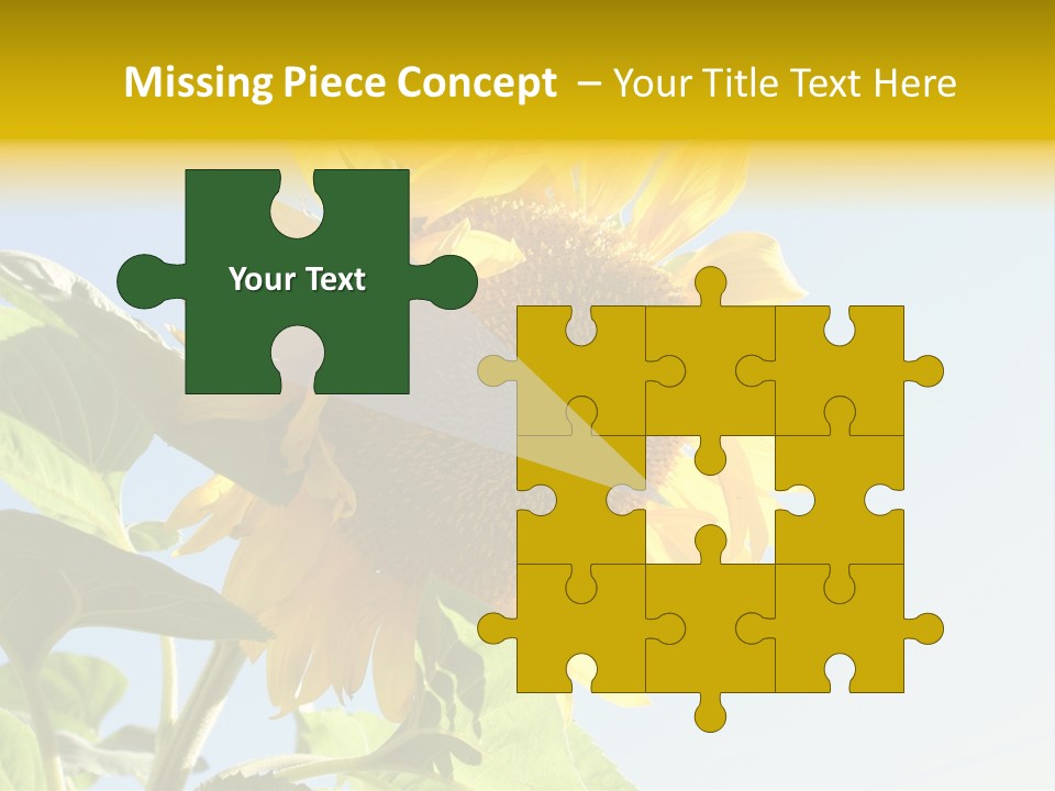 Sunflower PowerPoint Template