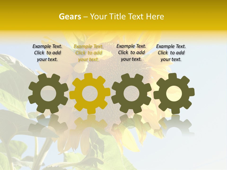 Sunflower PowerPoint Template