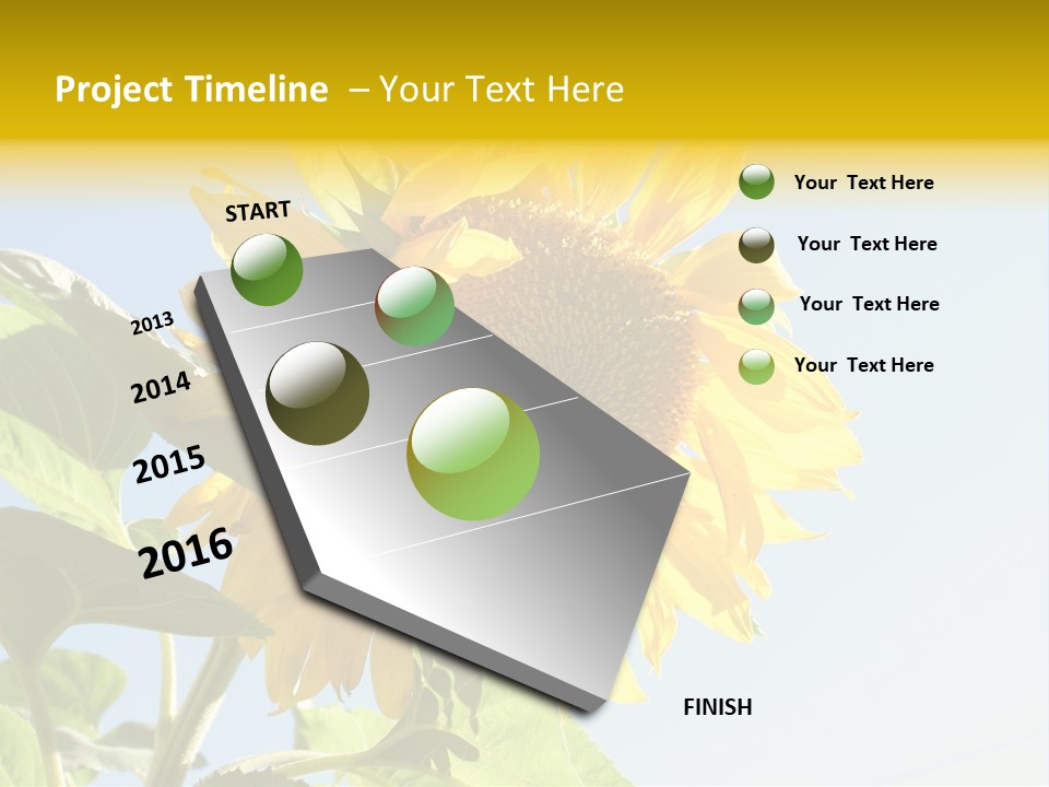 Sunflower PowerPoint Template