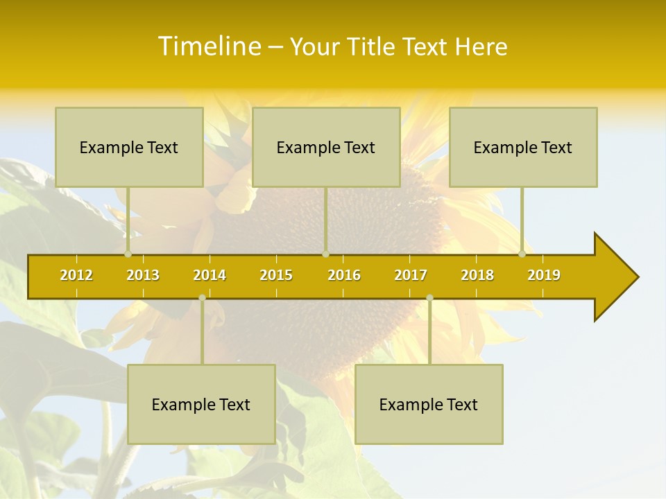 Sunflower PowerPoint Template
