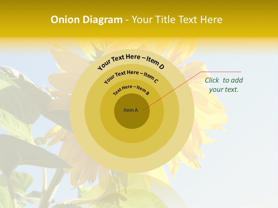 Sunflower PowerPoint Template