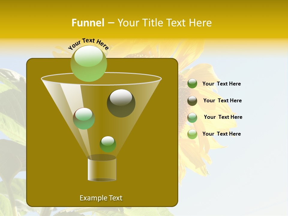 Sunflower PowerPoint Template