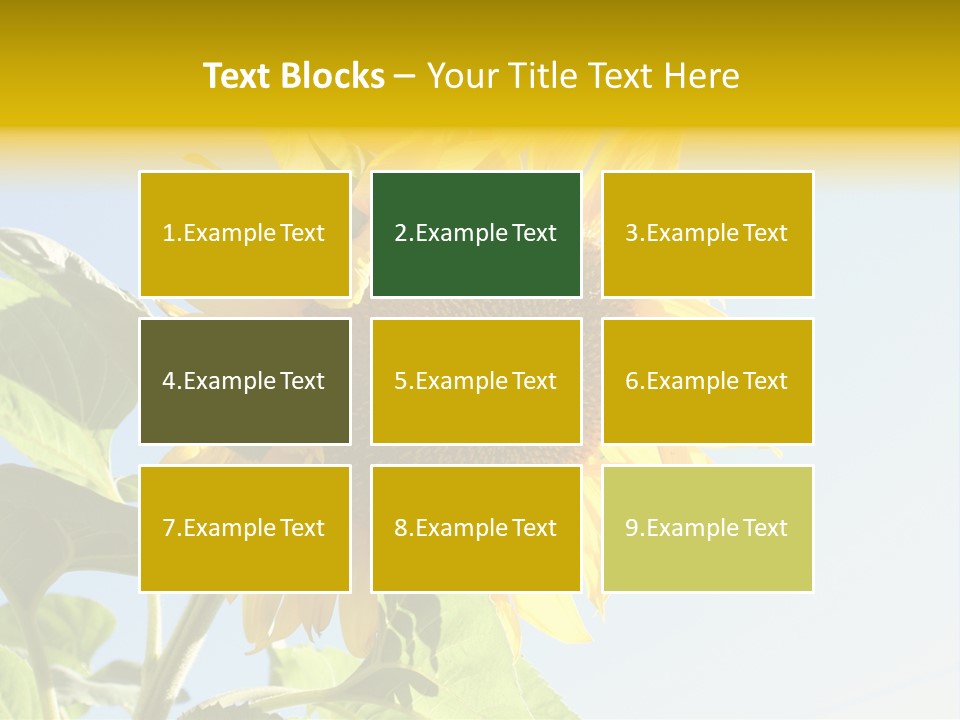Sunflower PowerPoint Template