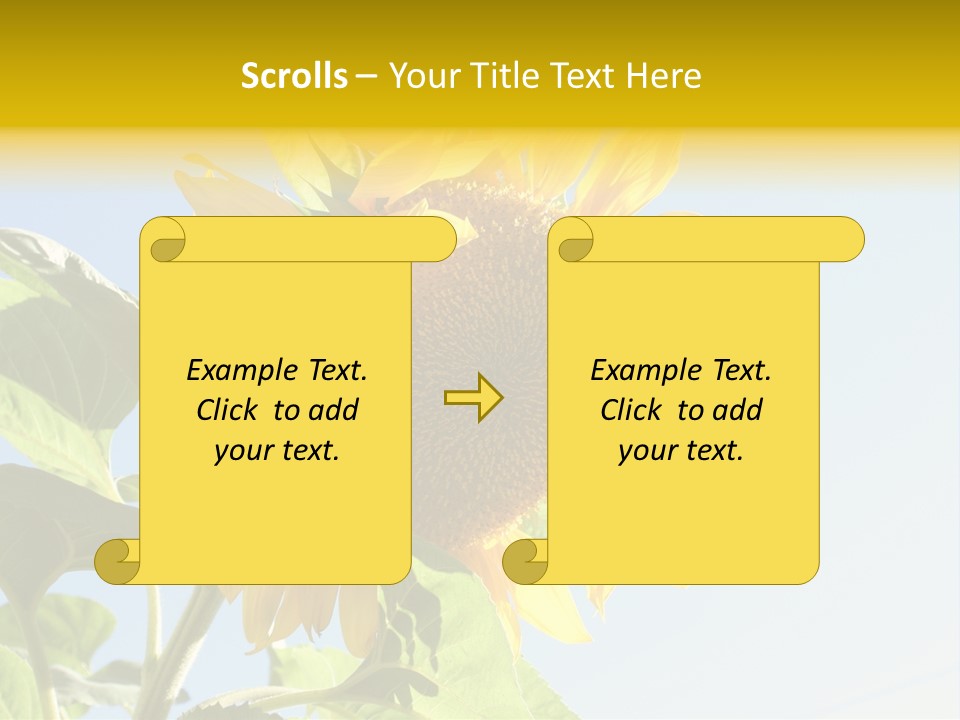 Sunflower PowerPoint Template