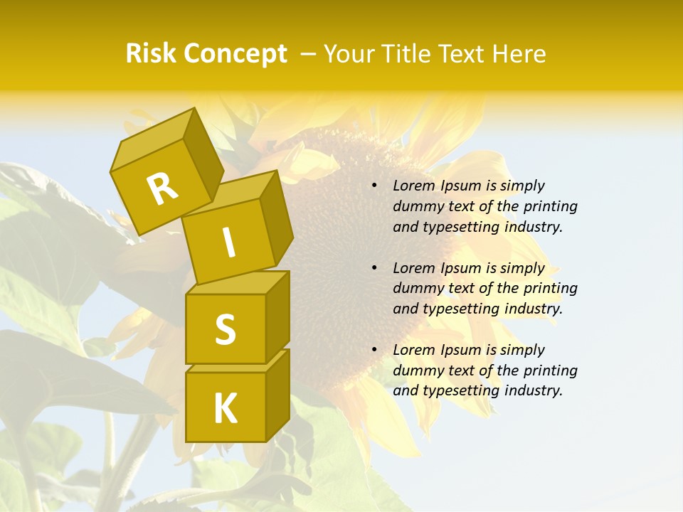 Sunflower PowerPoint Template