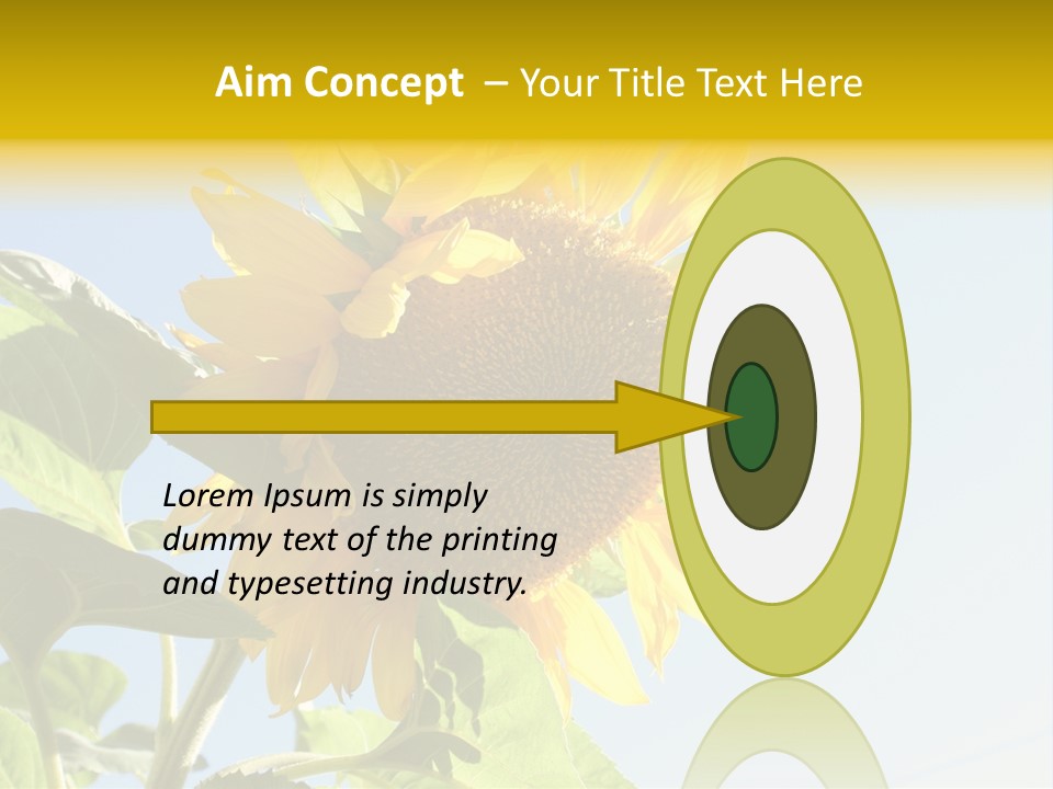 Sunflower PowerPoint Template