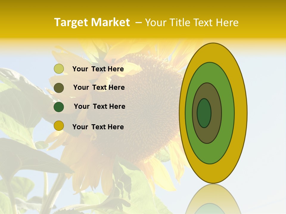 Sunflower PowerPoint Template