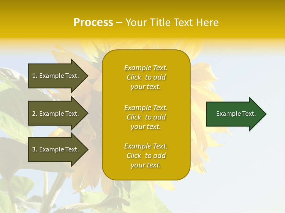 Sunflower PowerPoint Template