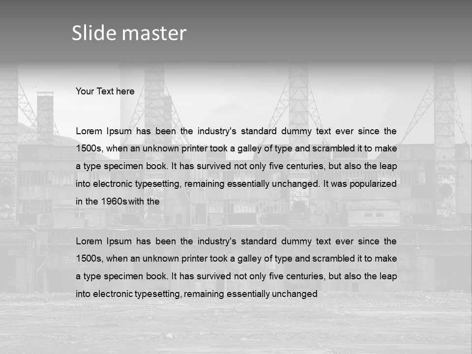 Old Factory PowerPoint Template