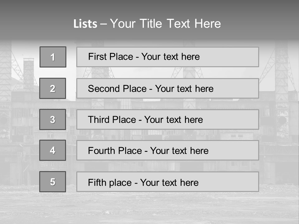 Old Factory PowerPoint Template