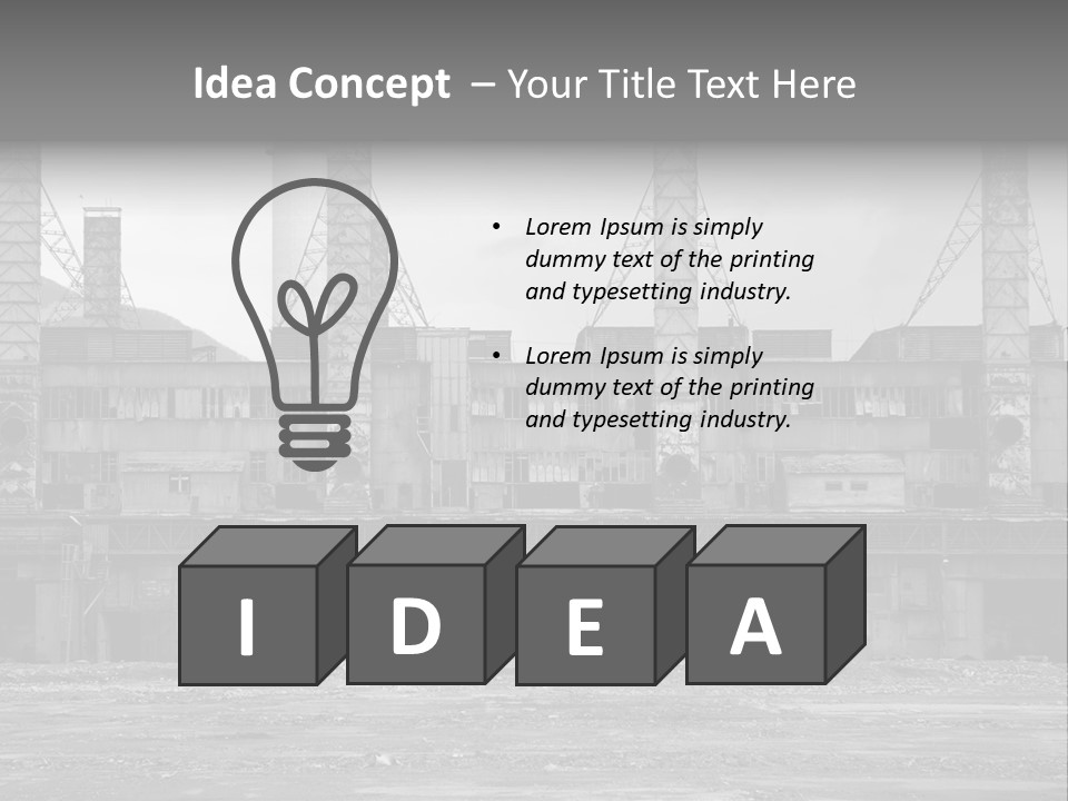 Old Factory PowerPoint Template