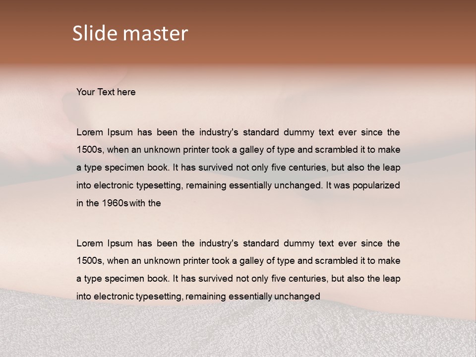 Massage PowerPoint Template