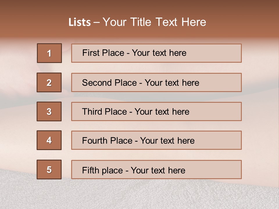 Massage PowerPoint Template