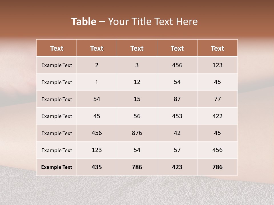 Massage PowerPoint Template