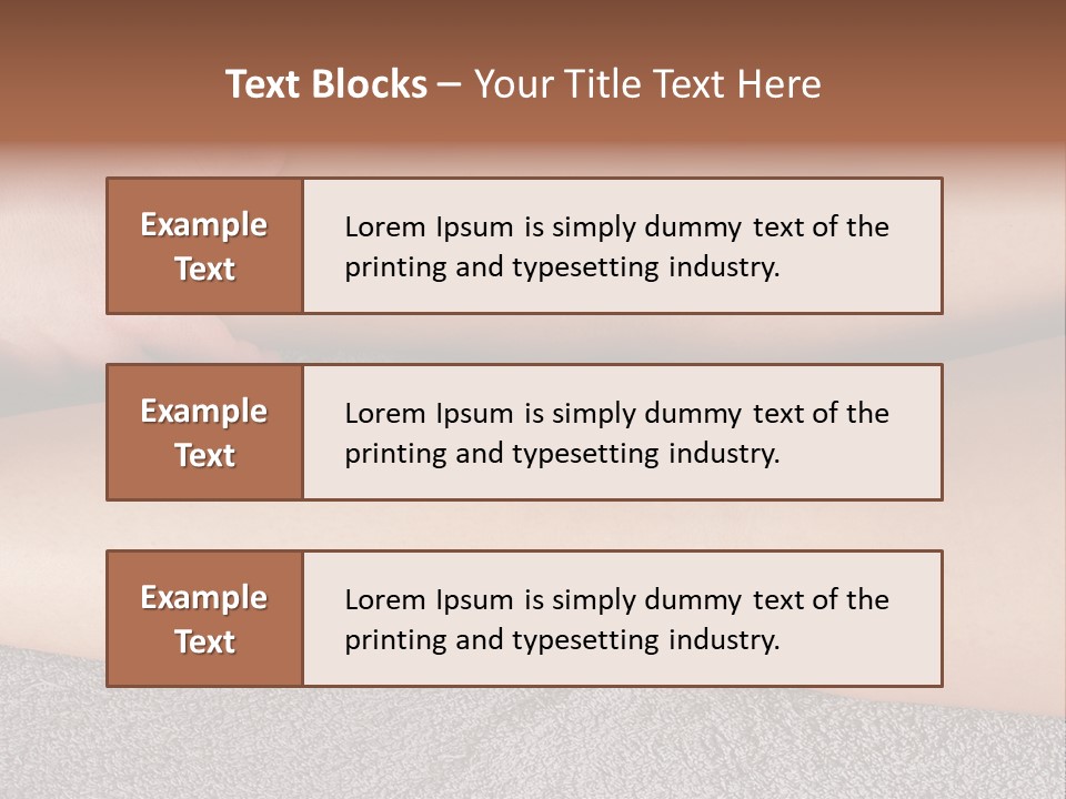 Massage PowerPoint Template