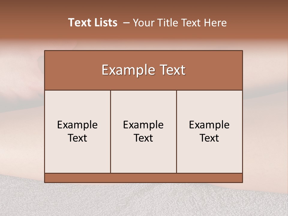 Massage PowerPoint Template