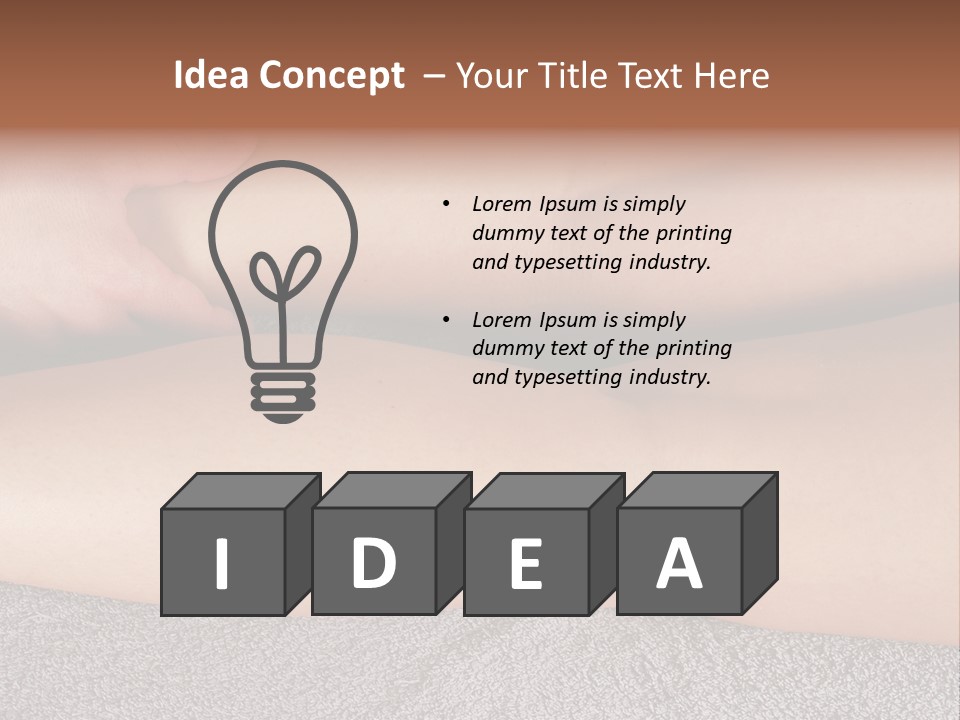 Massage PowerPoint Template