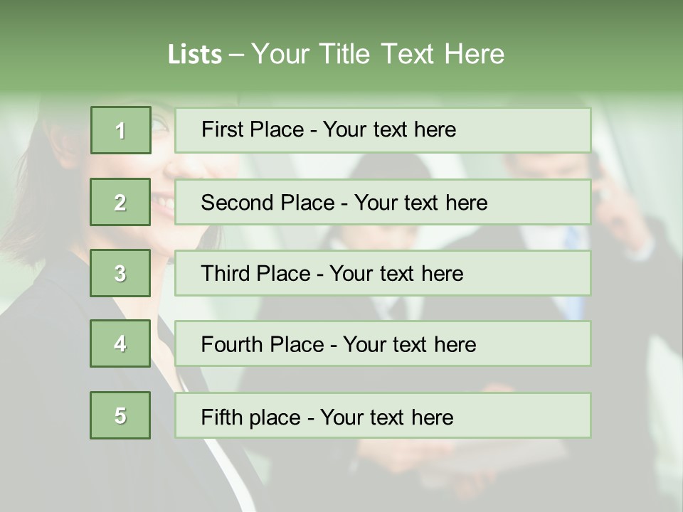 Face Of Pretty Professional With Charming Smile On The Background Of Colleagues PowerPoint Template