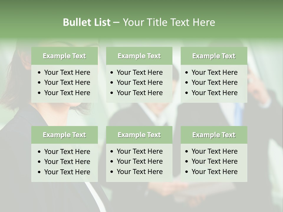 Face Of Pretty Professional With Charming Smile On The Background Of Colleagues PowerPoint Template