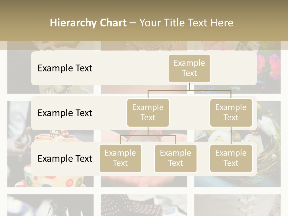 Collage Of Nine Wedding Photos PowerPoint Template