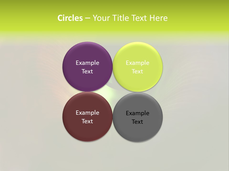 Twisted Spiral Leaf PowerPoint Template