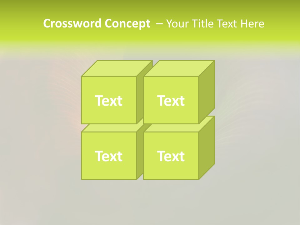 Twisted Spiral Leaf PowerPoint Template