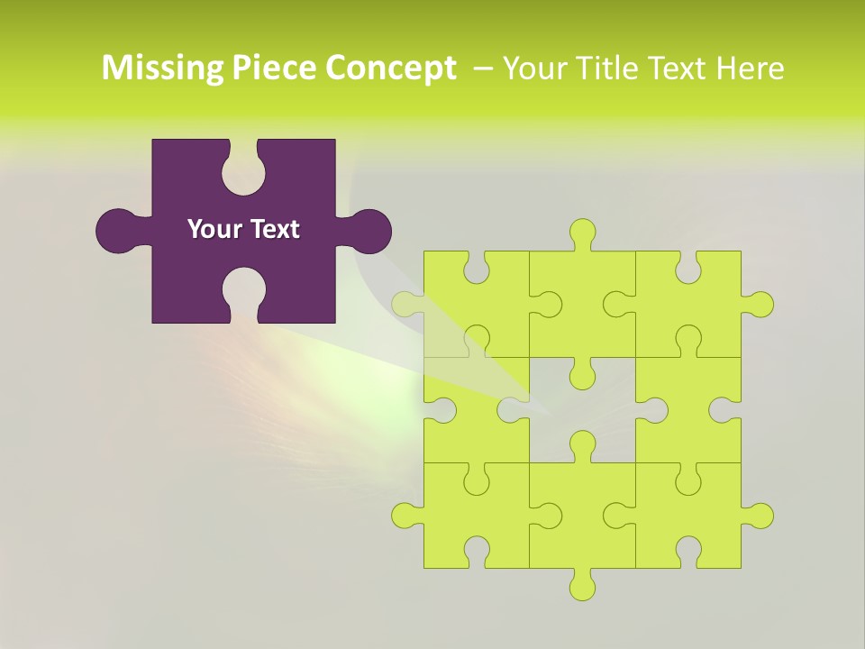 Twisted Spiral Leaf PowerPoint Template