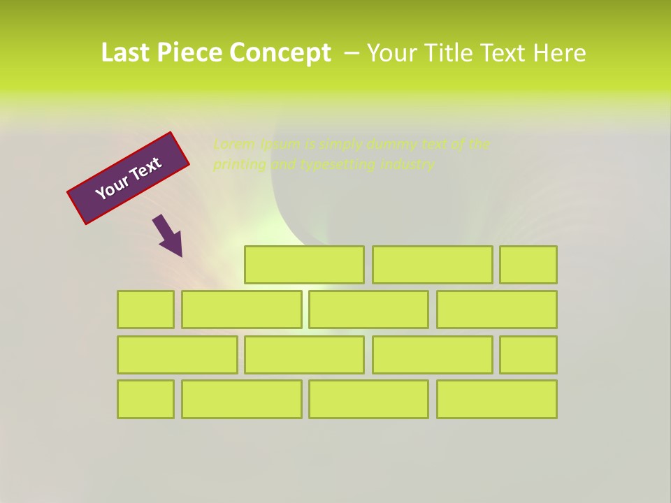 Twisted Spiral Leaf PowerPoint Template