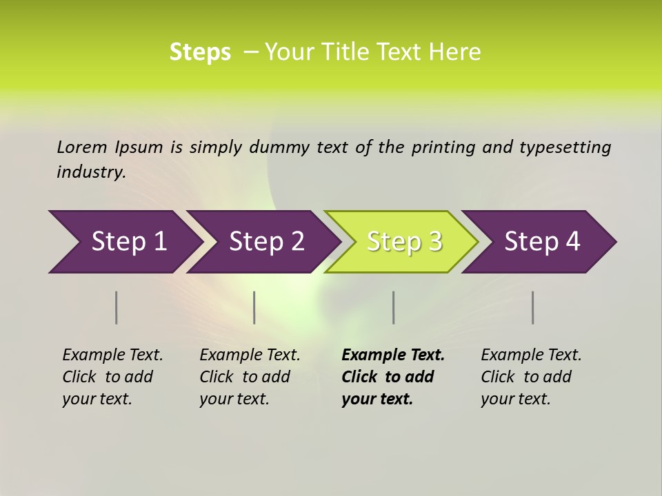 Twisted Spiral Leaf PowerPoint Template
