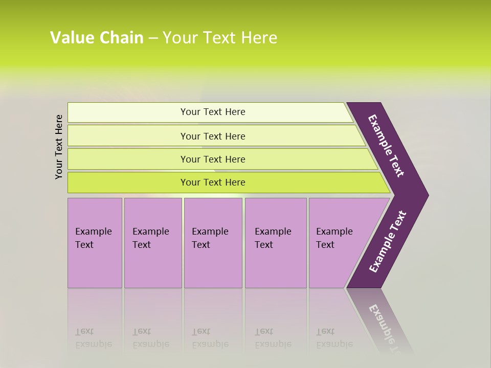 Twisted Spiral Leaf PowerPoint Template