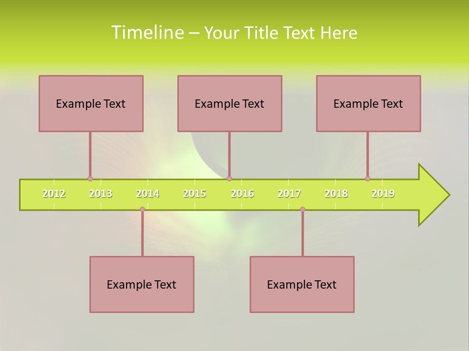 Twisted Spiral Leaf PowerPoint Template