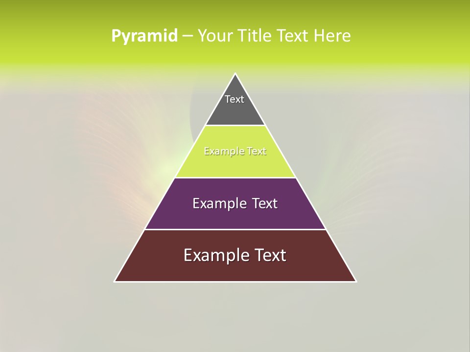 Twisted Spiral Leaf PowerPoint Template