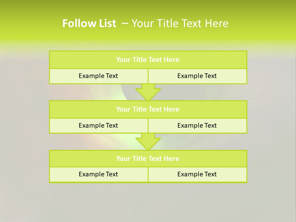 Twisted Spiral Leaf PowerPoint Template