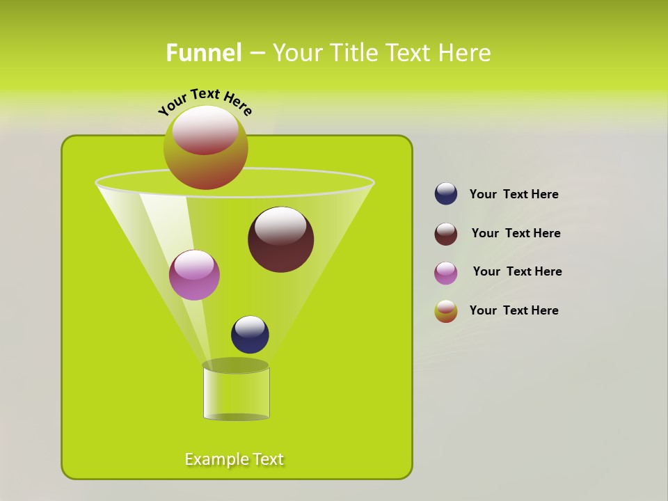 Twisted Spiral Leaf PowerPoint Template